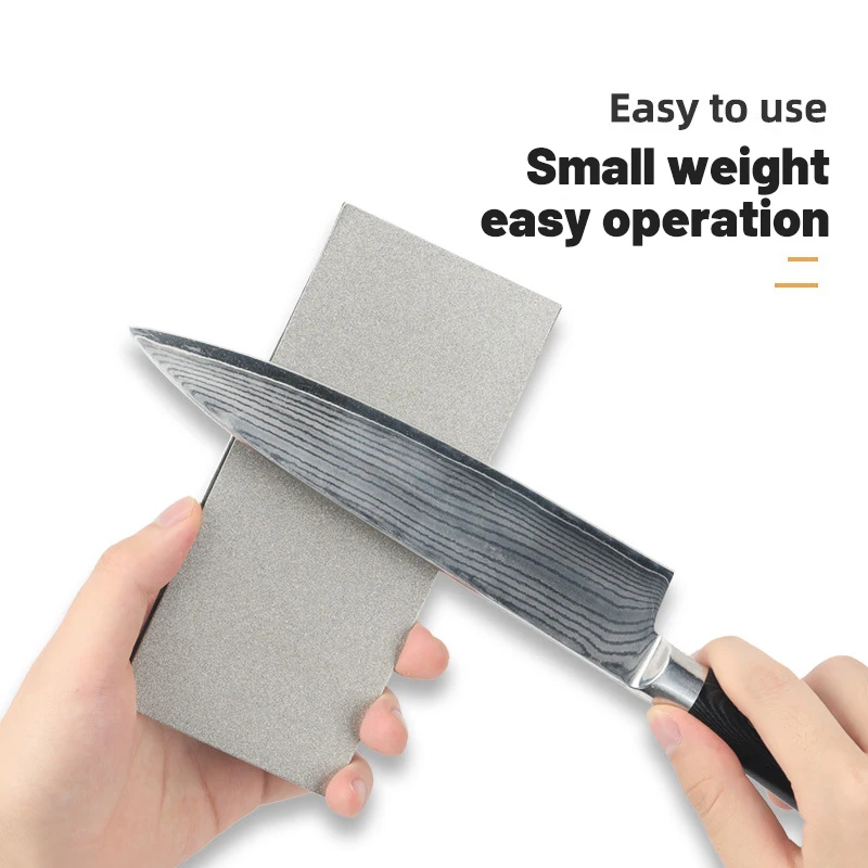 

Diamond Knife Sharpener Sharpening Stone Grit 600-3000# Grindstone Diamond Tools Fine Grinding Whetstone Kitchen Knives 170*75MM