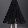 Plus Size Women Lace Skirt Women Niche Autumn New Mid-length Skirt with Large Hem Mesh and Empty Elegant Pleated Vintage Skirt 5