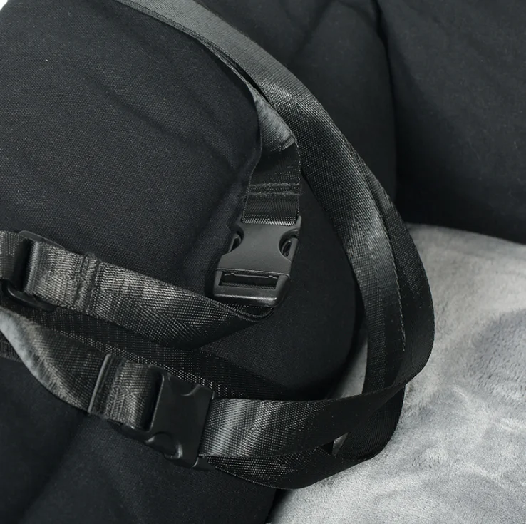 Goodluckpet portable travel dog car seat cover with storage pocket