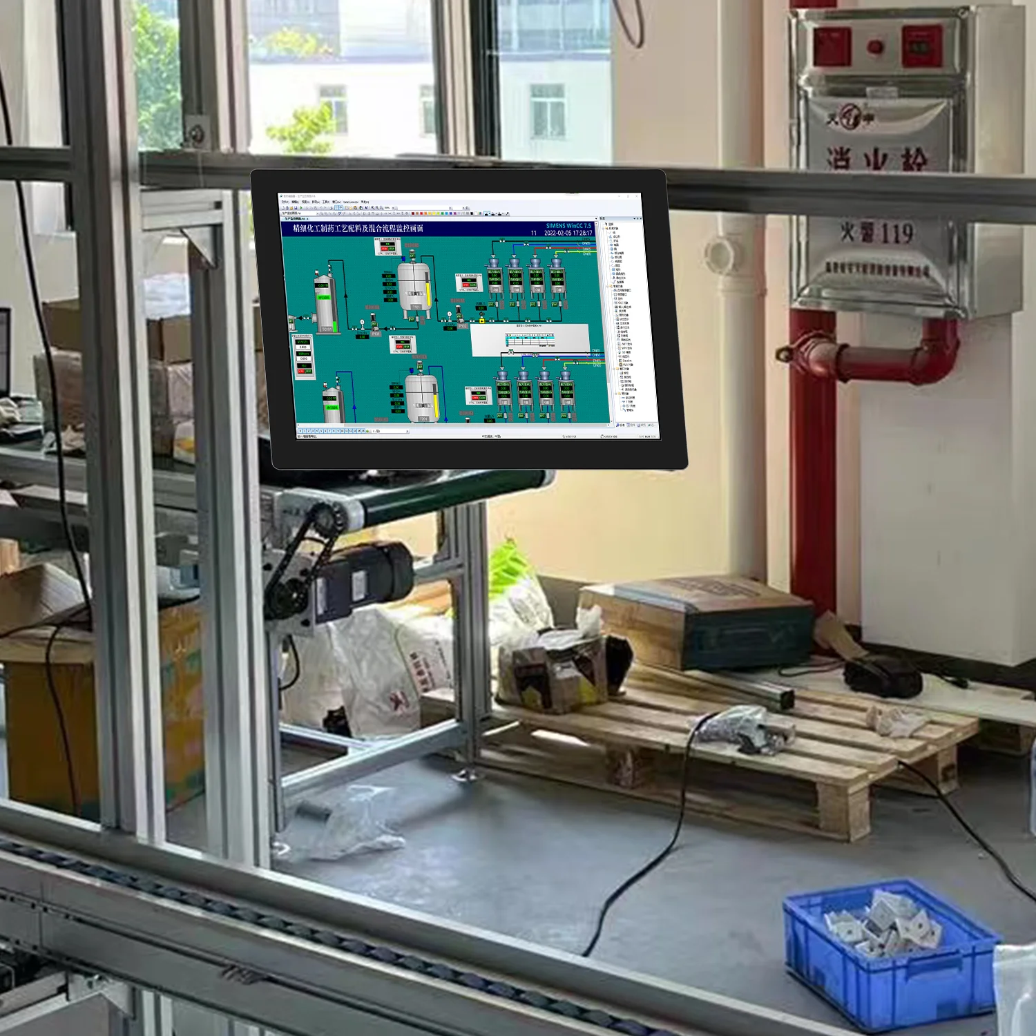 Open Frame Embedded 15 "17" 19 "Monitor Per Computer Touchscreen Industriale Monitor Touch Industriale Computer All-In-One Industriale