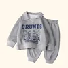 Children Clothes Sets Autumn Winter Polo Sweatshirt+Pants Sport Suits for Kids Boys Girls Warm Tracksuits Kids Clothing 1
