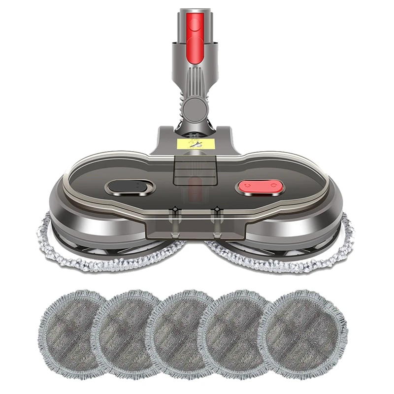 Promotion!Electric Wet Dry Mopping Head for Dyson V7 V8 V10 V11 Cordless Vacuum Cleaner Accessories with Water Tank Mop Pads |