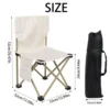 Foldable Camping Chairs with Strong Bearing Capacity and Hi-density Nylon Oxford Suitable for Travel Beach Sports 6