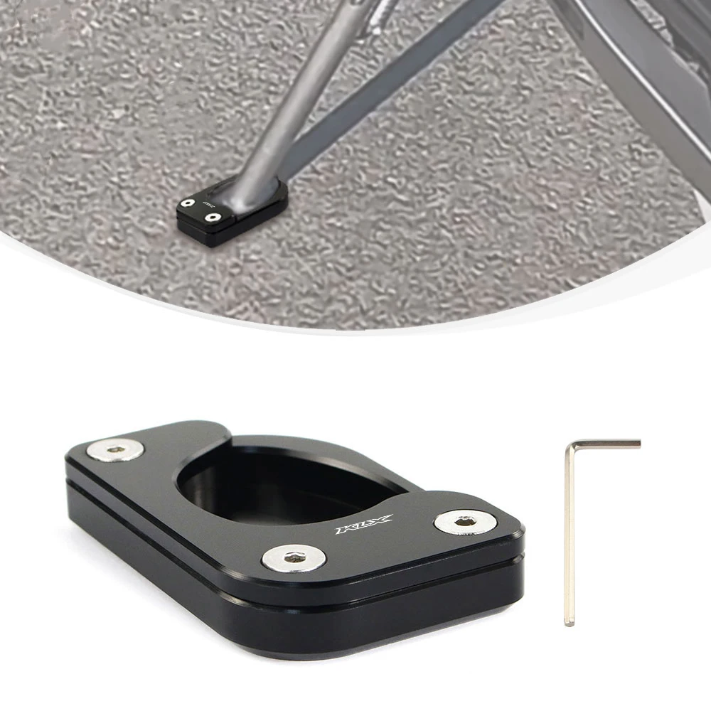 

Motorcycle CNC Kickstand Extension Plate Foot Side Stand Support Enlarge Pad Fit for Kawasaki KLX230 2020 2021 2022 2023 2024