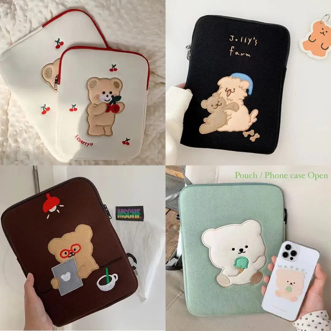 Cute Laptop Carrying Bag Sleeve Case 11 13 14 15 15.6 Inch Cover For