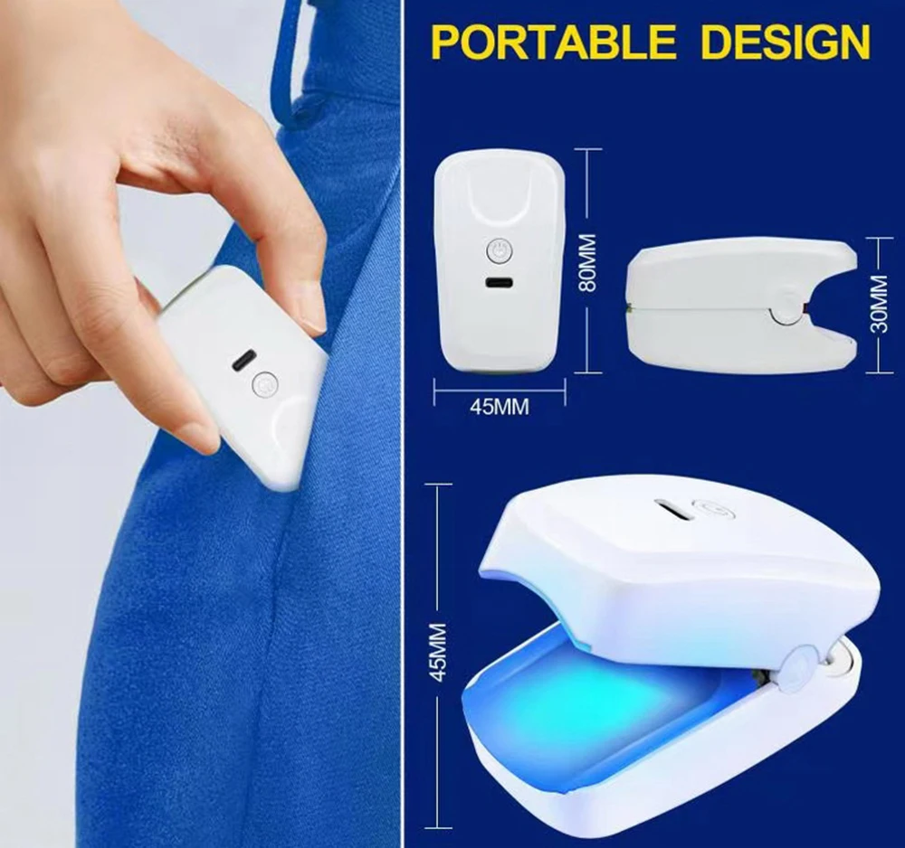 905NM Nail Fungus Laser Nail Treatments Device Light Therapy USB Charging for Fingernails and Toenails Onychomycosis Cure Tools