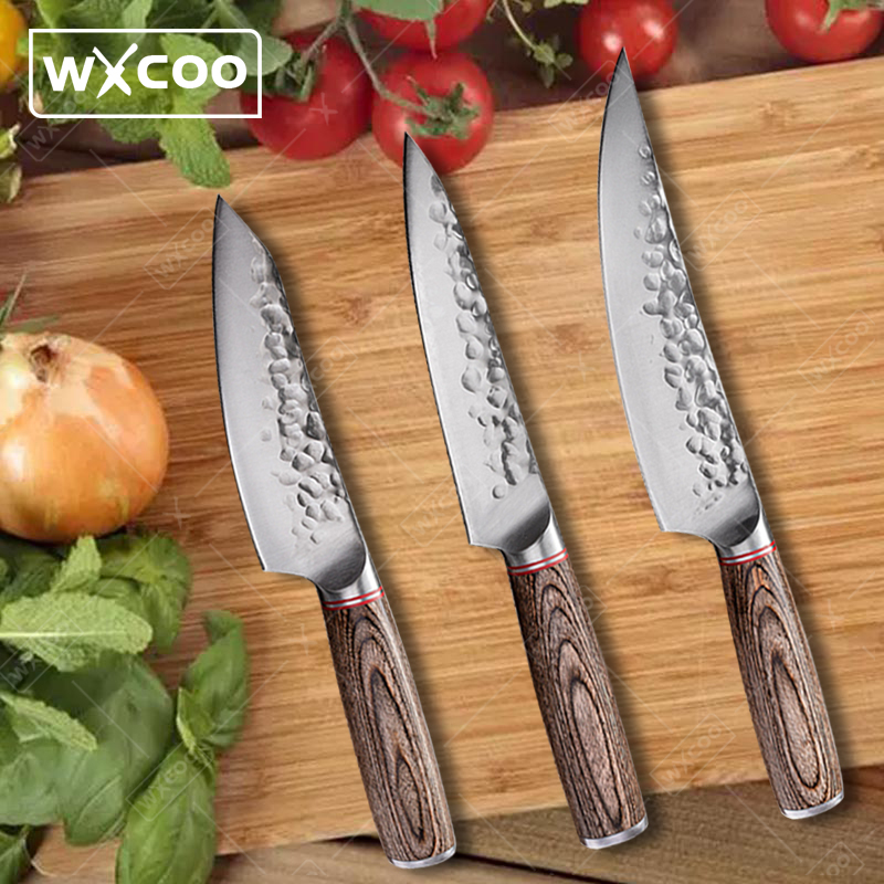 Meat Cleaver Butcher Knife Forged Hammer Boning Knife Stainless Steel Knife Professional Kitchen Knives Paring Cooking Knives