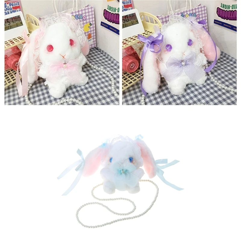 

for Doll Shoulder Bags Plush Rabbit Crossbody Bag Bags for Wome