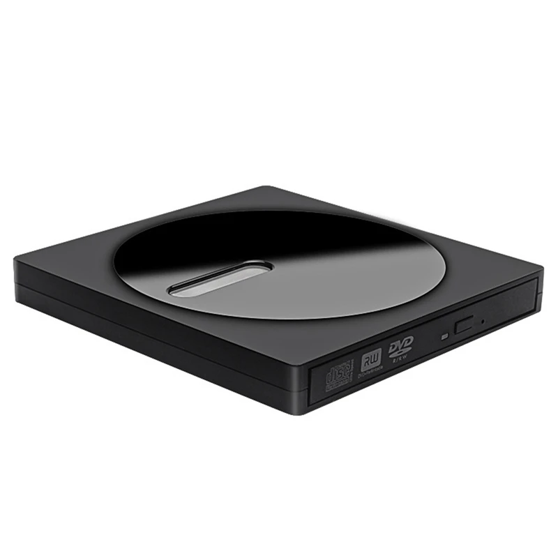 1 PCS USB 3.0 Type C External CD DVD RW Optical Drive Black Plastic DVD Burner Drive For Laptop External CD Player