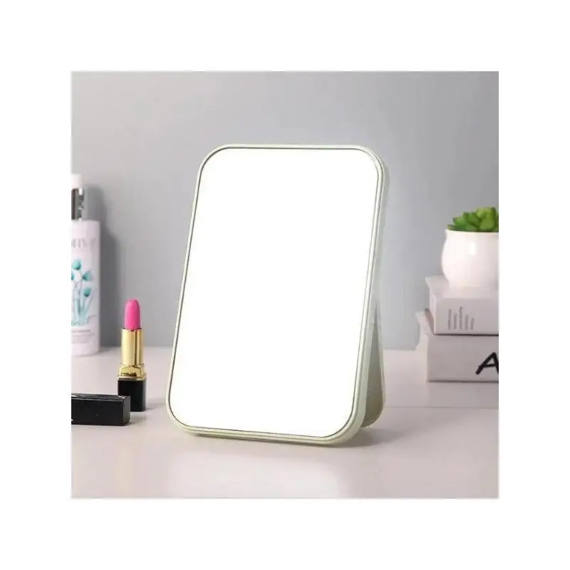 High List Size Large Makeup Mirror Desktop Plain Folding Dressing Tool Portable Large Square Princess Mirrors Make Up Mirror