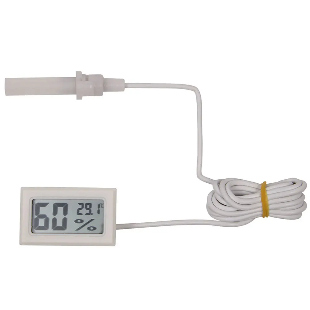 Digital Thermometer Hygrometer Temperature and Humidity Meter for Reptile Incubator Aquarium Poultry