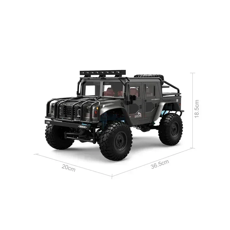 1:12 Simulation Four-wheel Drive Alloy Hummer Jeep 2.4g Off-road Rc Model Children's Toy Remote Control Car Holiday Gift 6