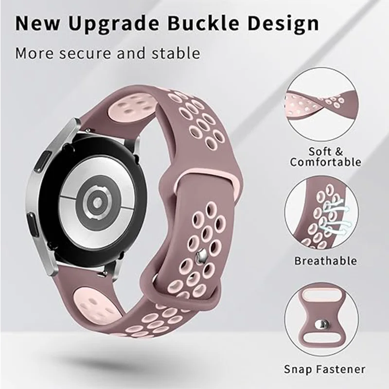 Silicone 20mm Watch Strap - Unisex Bracelet
