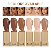 Bâton de fond de teint teinté pour la peau, 6 couleurs, baume, sérum, lisse, plus dodu, haute couverture, bâton de fond de teint en Bronze pour voyage, maquillage 1