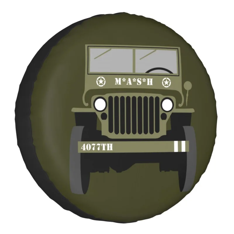 

Mash Car Logo Spare Tire Cover Case Bag Pouch Waterproof Military TV Show Wheel Covers for Suzuki Mitsubish
