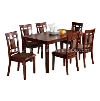 Hot Sale Dining Tables And 6 Chairs For Dining Table Wooden In Cherry Transitional Style