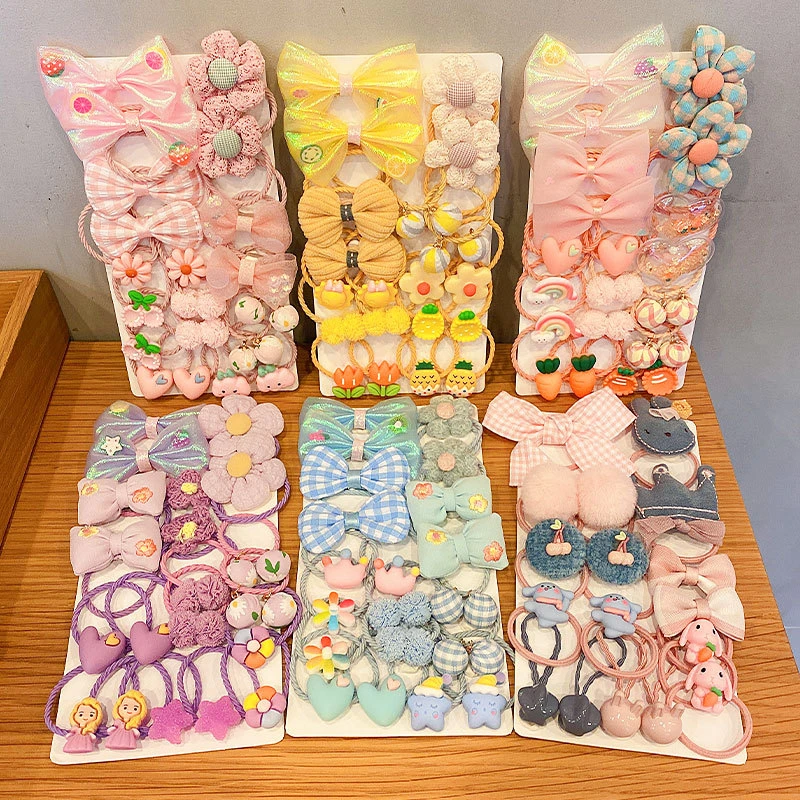 Flower Bow Tie Leather Band Headband Sweet Hair Accessories Baby Does