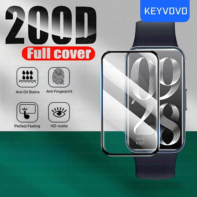 Película Protectora De Cristal Suave Para Xiaomi Mi Band 8 Pro, Cubierta Protectora De Pantalla Para Xiaomi Smart Band 7 Pro, Mi6, 6, 5, Correa De Pul
