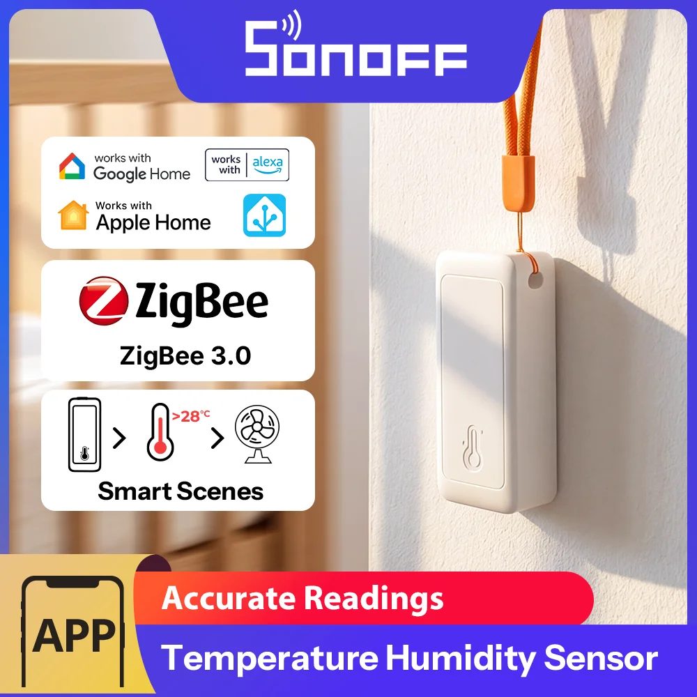 AirGuard TH Lite Zigbee sensor with smart scene compatibility AirGuard TH Lite Zigbee sensor with smart scene compatibility