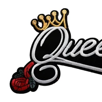 Big Size Queen Quality Letters Embroidery Patch | Clothing Accessories & Cheongsam Embroidery Stickers - Image 4