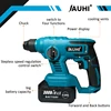 JAUHI 1000W 8600IMP Rechargeable Electric Hammer Cordless Multifunction Hammer Impact Drill Power Tool for Makita 18V Battery 4