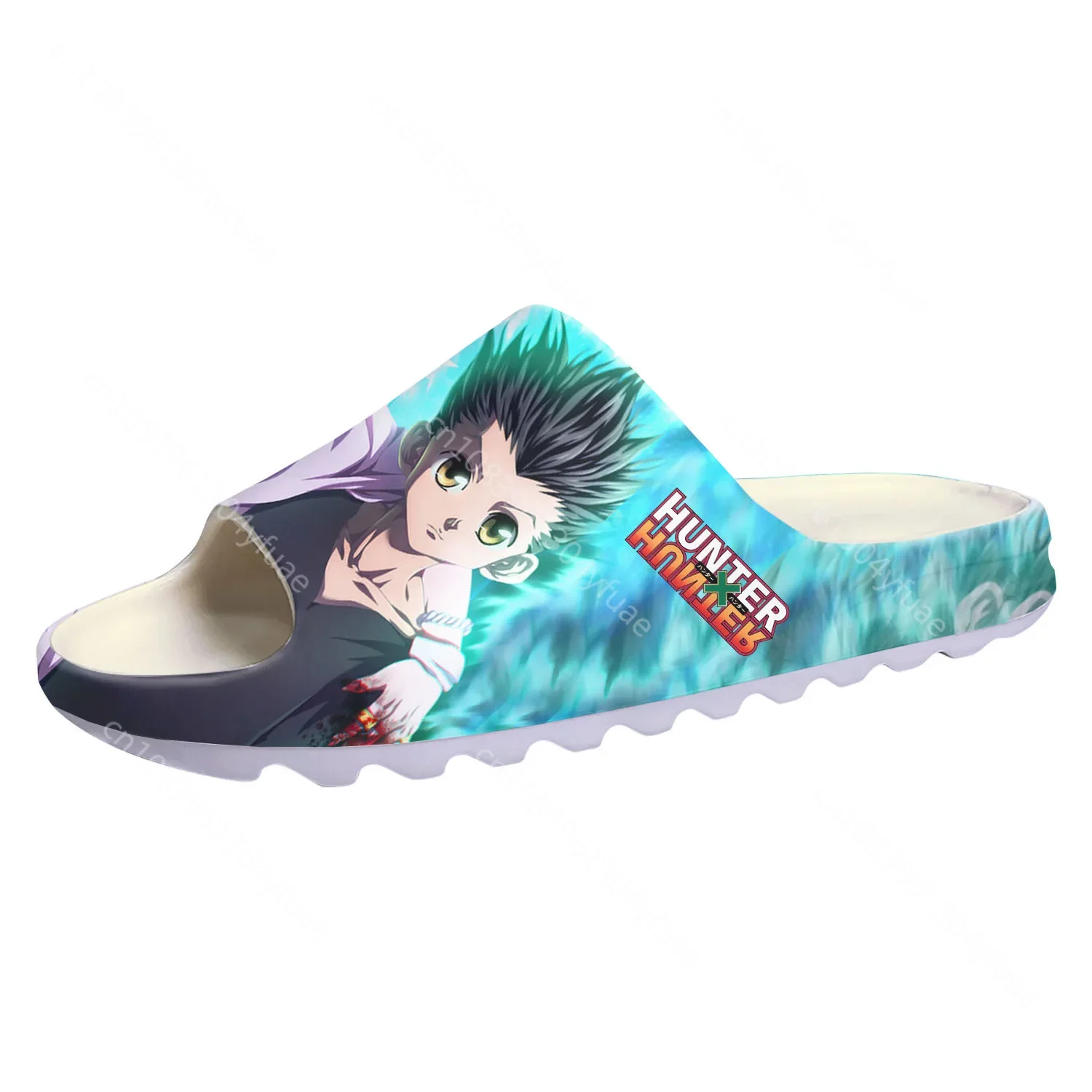 Japanese Anime Hunter X Hunter Soft Sole Sllipers Mens Womens Teenager Home Clogs Step In Water Shoes On Shit Customize Sandals