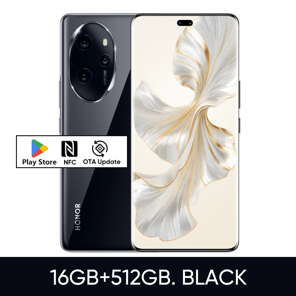 thumbnail image 1 of Teléfono inteligente HONOR 100 Pro 100pro de 6,78 pulgadas, Snapdragon 8 Gen2, cámara OLED, cargador súper rápido de 5000 mAh y 100 W, compatible con Google NFC OTA, 1 of 5