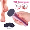 USB Rechargeable Wireless Electric Foot File Cuticle Callus Remover Machine Pedicure Tools Foot Heel Care Tool With Sandpaper 1