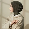 Casquette Hijab Musulmane pour Femme, Sous-Écharpe, Voile en Coton Modal, Turban de Tête Islamique