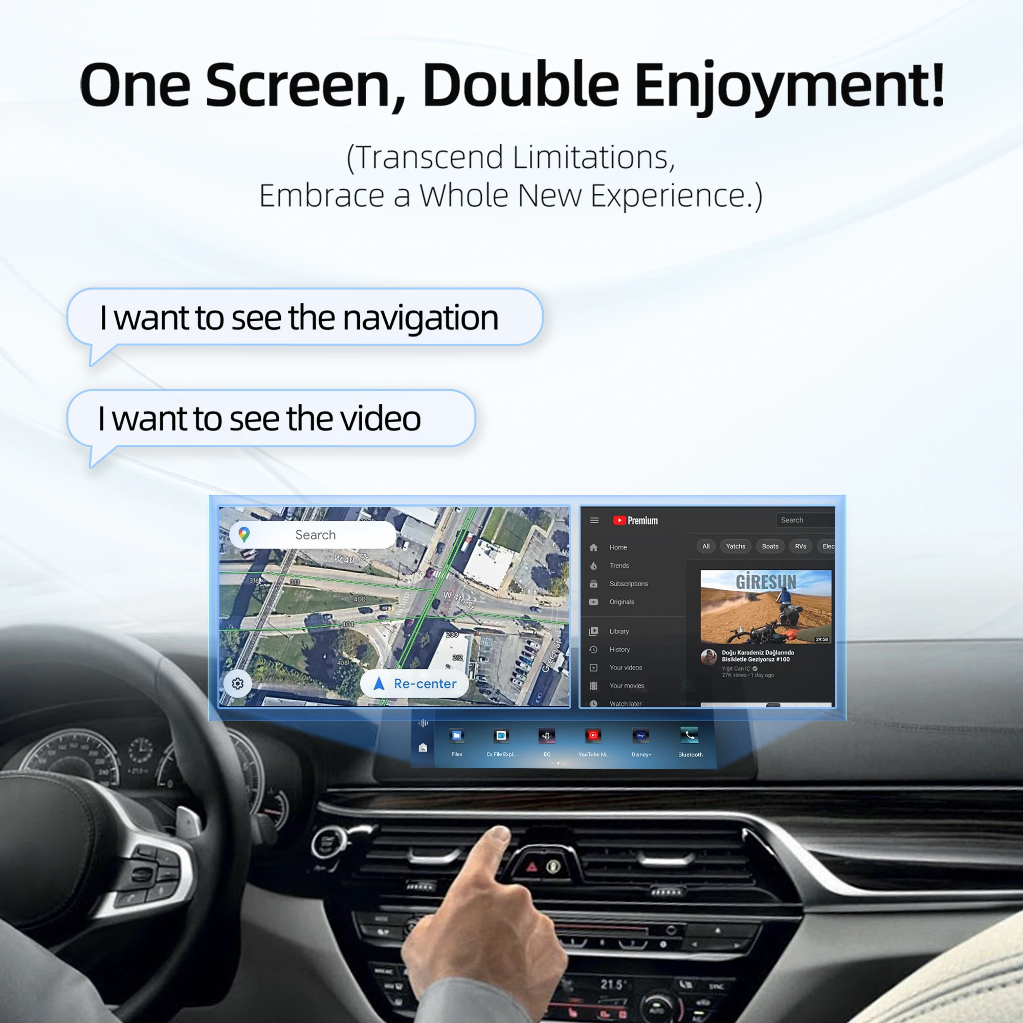 OTTOAIBOX i3 ȵ̵ AI ڽ  TV ڽ, ̴ HDMI , Ʃ ø  , BMW ڵ ׼