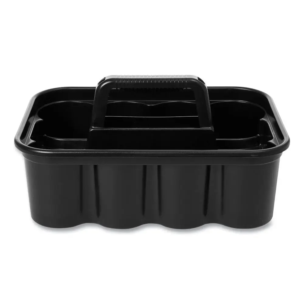 Janitorial-Housekeeping Cleaning Caddy Tools and Supplies Heavy-Duty Carry All-Purpose Holder with Ergonomic Handle Compact