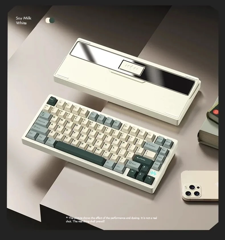 PMO WAVE75 メカニカルゲーマーキーボード 3 モード USB/2.4