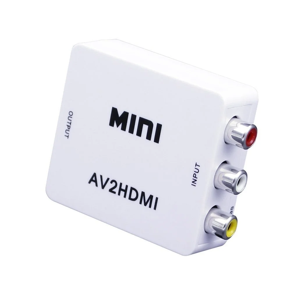 HDMI to AV Adapter HD to RCA Converter for 1080P 720P 480P NTSC/PAL audio video converter adapter