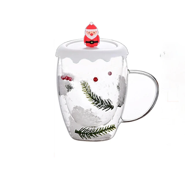 Tazza Da Caffè In Plastica A Doppia Parete | 250/350 Ml, Isolata, Con Coperchio, Design Fantasia
