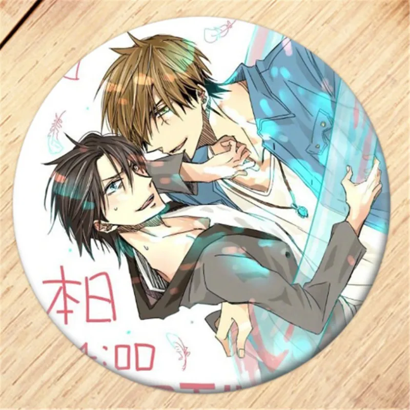 Anime dakaretai otoko 1-i ni odosarete imasu botão macio pino bonito colar  crachá jóias broches decoração presente peito - AliExpress