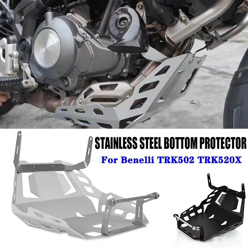 

For Benelli TRK502 TRK520X TRK 502 TRK 502X Modified Parts Strengthen Frame Protection Stainless Steel Bottom Protector