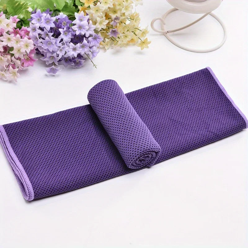 1-10 pcs Cooling Towel Instant Relief Microfiber Cool Towels Chilling Neck Wrap Ice Cold Rags Sports Fitness Camping Cycling
