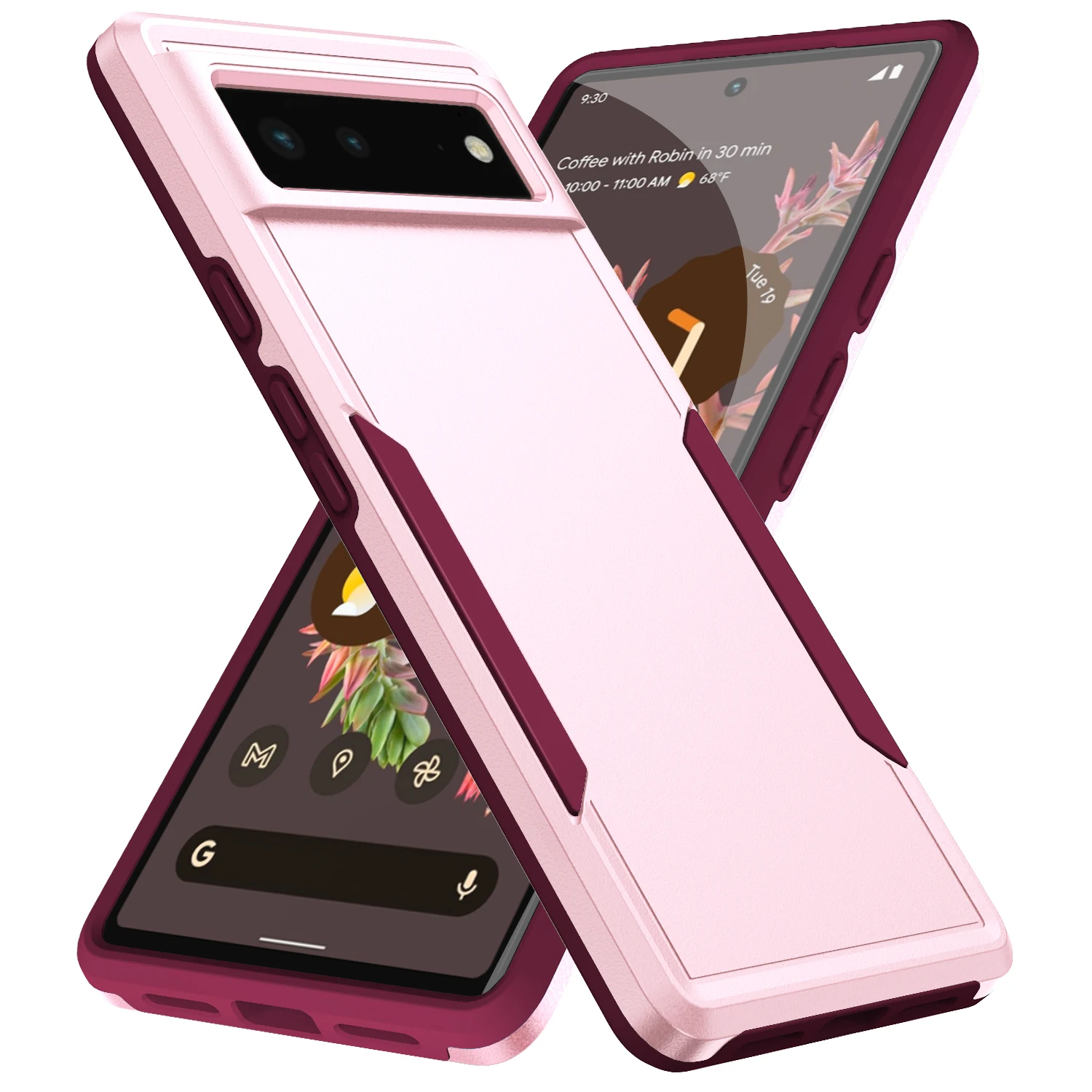 Shockproof Hybrid Dual Layer Phone Case - Sleek Protective Cover
