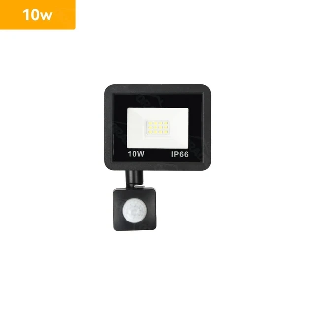 Outdoor Waterproof LED Motion Sensor Spotlight - Adjustable Wattage and Detection