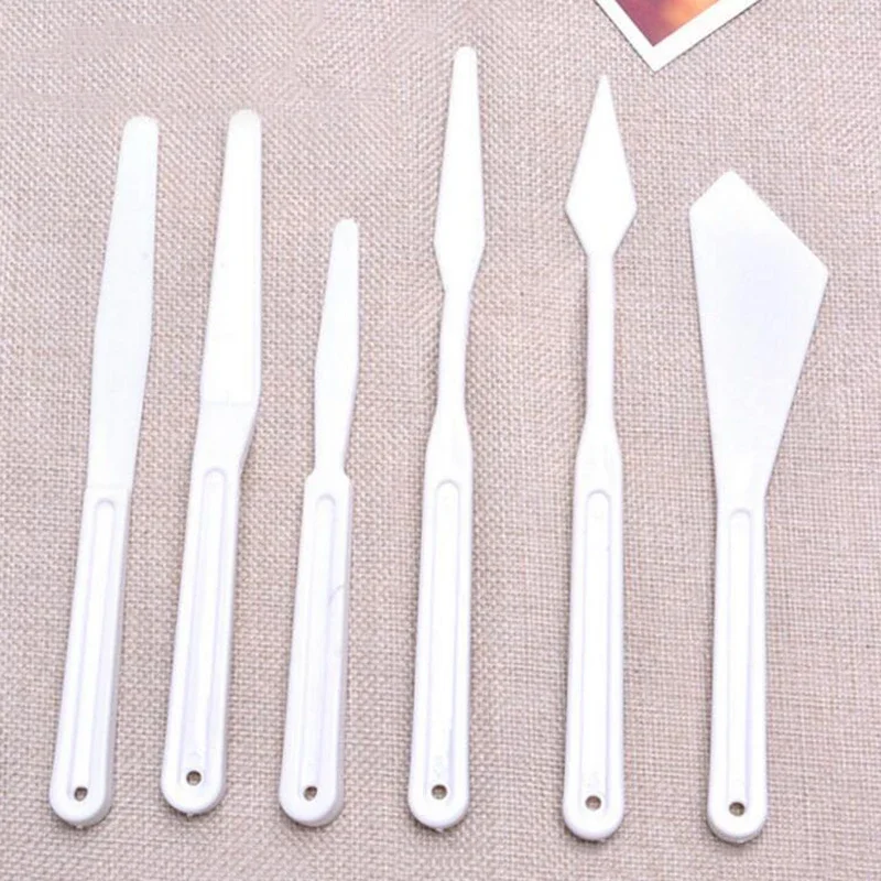 6Pcs Clay Sculpture Figurine Tool artistic fatlute ceramic Plastics tool Playdough Tool Ceramic Arts Pottery Ceramics Craft