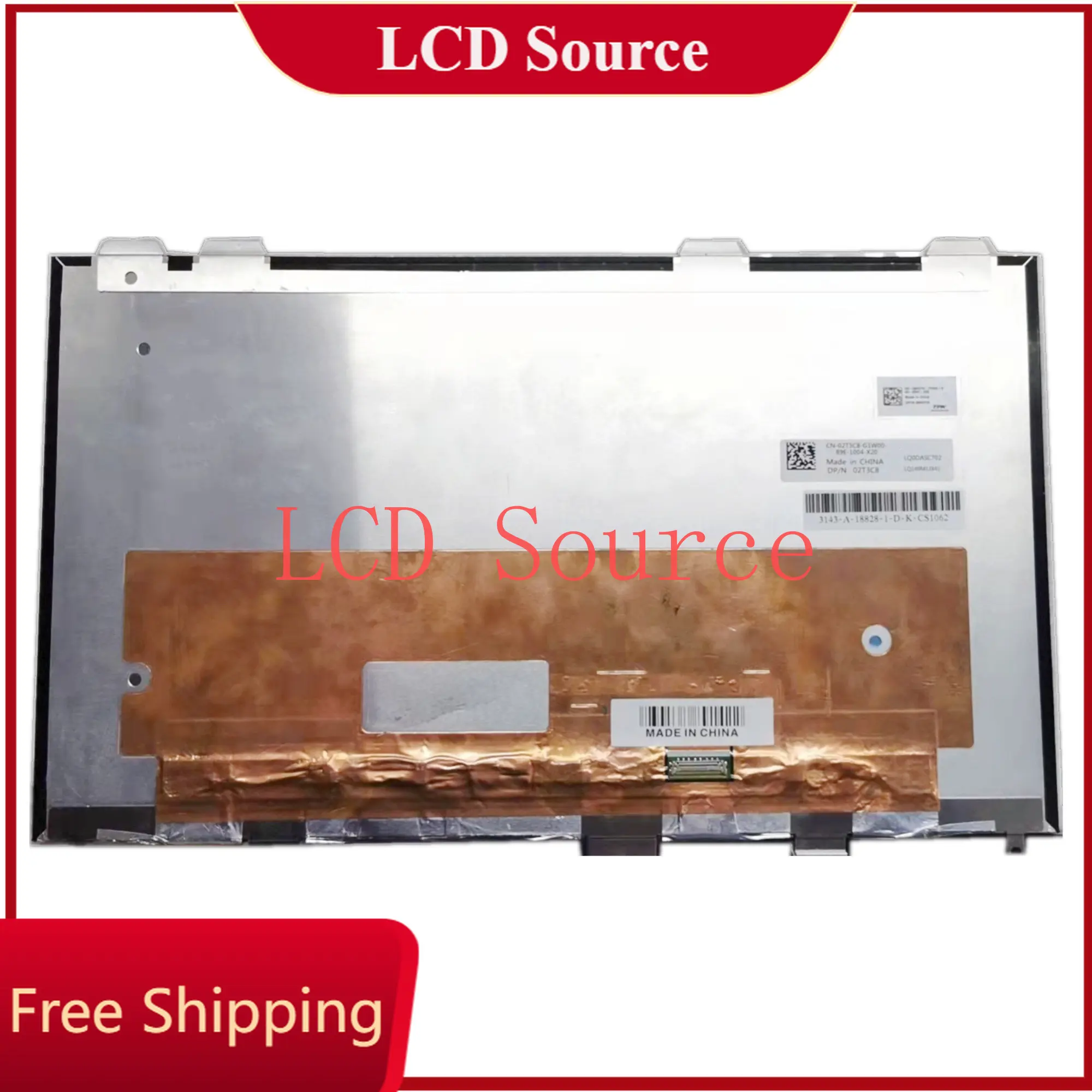 

LQ140M1JX41 LQ0DASC701 DP/N 02T3C8 For Dell Inspirion 7490 NON-TOUCH LCD Screen
