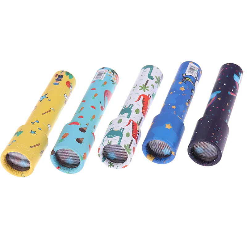 DIY Interactive Logical Rotating Kaleidoscope Magic Classic Educational Toys for Kids Imaginative Cartoon Children Nursery toys