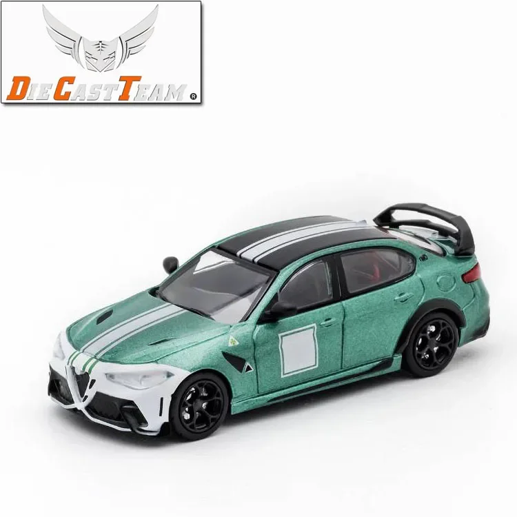 Miniature Alfa Romeo GTV6 1/64 - Modèle En Métal Avec Capot Ouvrant - Pchmodel