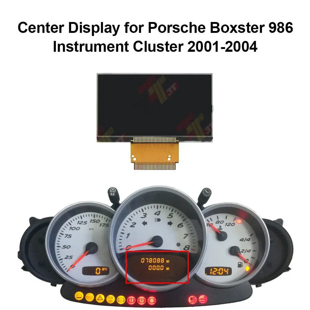 

Center Display for Porsche Boxster 986 Instrument Cluster LCD SCREEN Pixel Repair
