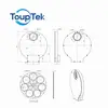 ToupTek AFW Filter Wheel Electric 7x2'' Large L Electric Filter Wheel 7x2 Inch Astronomical Telescope Accessories 2