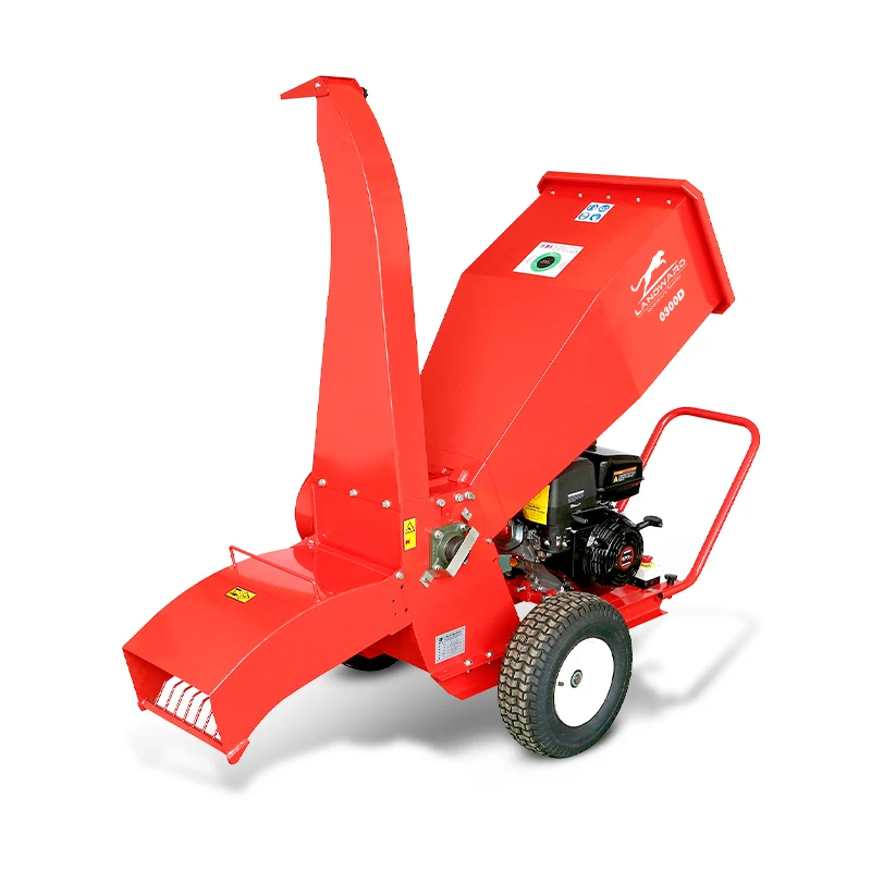 LANDWARD Portable 100mm Wood Chipper Garden Orchard Shredder Multifunctional Brand Gasoline Engine Greening Crusher Customized 6