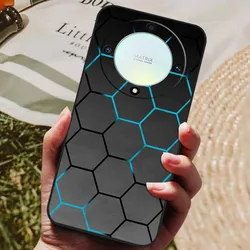 Elegant Black Bumper TPU Silicone Case for Honor Magic6 Lite 5G (1)