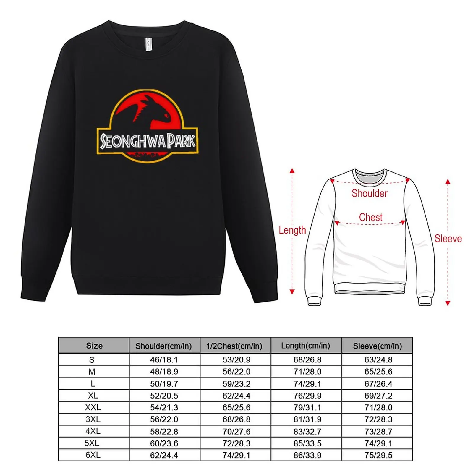 New Seonghwa Park Sweatshirt mens clothes male clothes autumn new products autumn sweatshirt