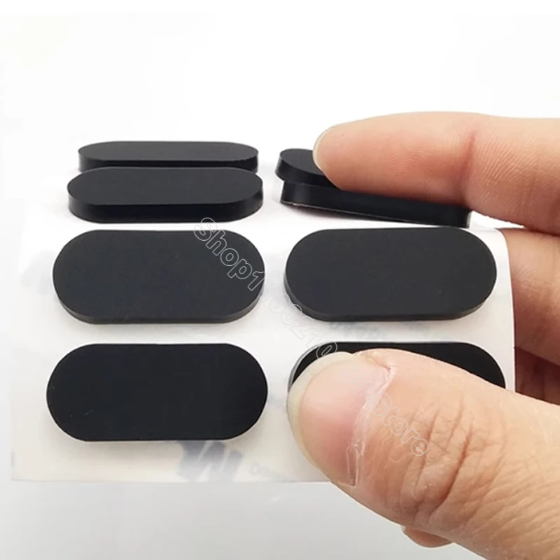 10Pcs Anti-slip Self Adhesive Silicone Rubber Oval Mat Cabinet