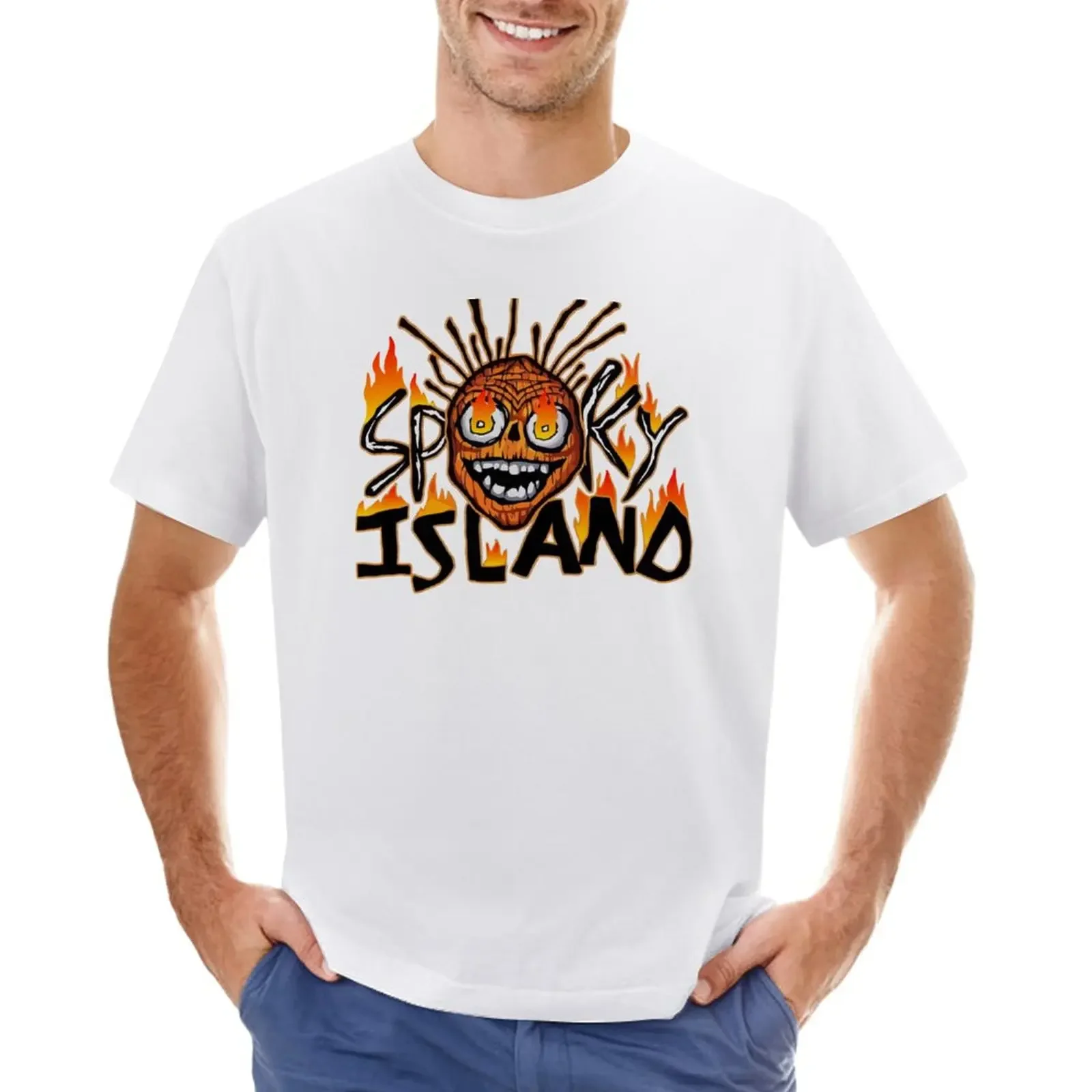 

Spooky Island Inspired T-Shirt tops customs summer tops hippie clothes t shirts for men